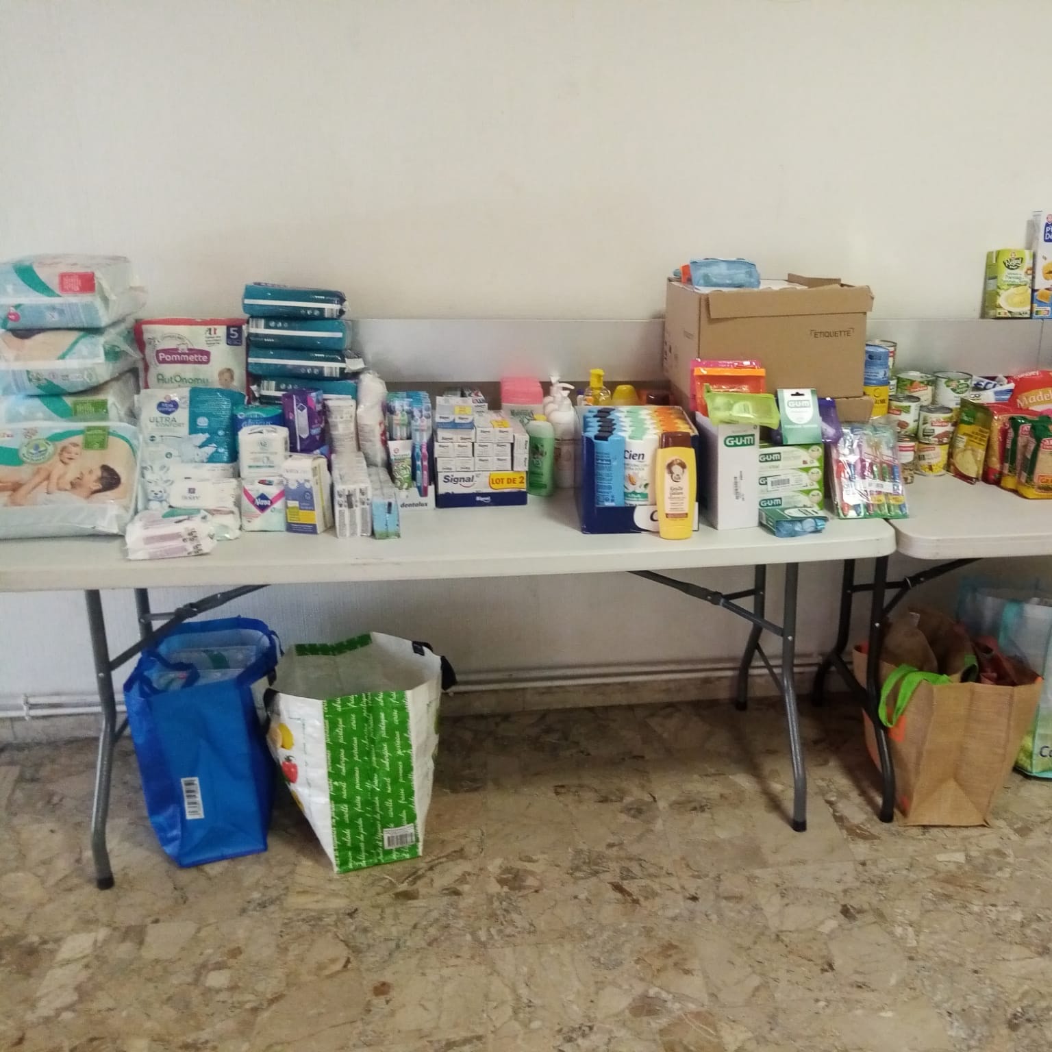 27/02/22 :COLLECTE DES PRODUITS DE PREMIERE NECESSITE POUR LES...